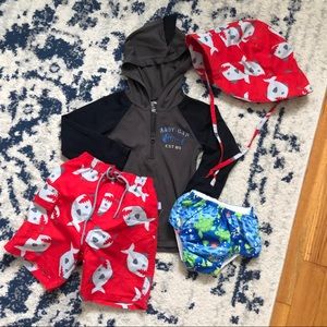 iPlay Sun Hat & Swimwear & GAP Rash Guard
